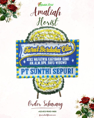 Papan Bunga Duka di Luwuk